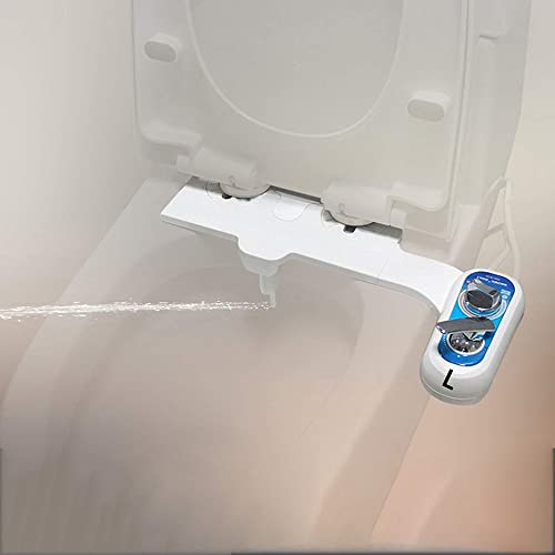 Toilettes de Bidet Non Électrique Chaud Et Froid Bidet pour WC Buse Double Eau Froide/Chaude Hygiène Intime Bidet Toilettes Gaucher pour Lavage Sanitaire Et Féminin