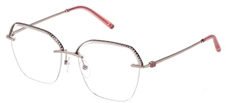 Escada Herren Vesd63 Sonnenbrille, Rotgold mit Farben, 53/16/140