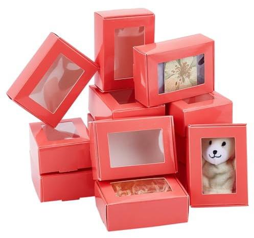 PH PandaHall 20 Stück Wiederverwendbare Rosa Papierbox Rechteckig Geschenkboxen Zum Hausgemachte Seife Partybevorzugung
