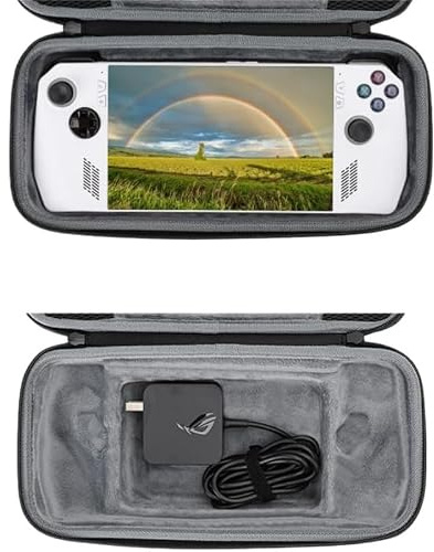 Taoricen EVA rigido Borsa portaoggetti per ROG Ally, Borsa da viaggio Custodia da trasporto Anturto Da viaggio Custodia protettiva Console Accessori