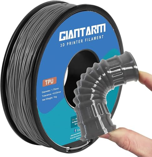 GIANTARM grau TPU Filament 1,75 mm für Flexible 3D-Drucker 1kg