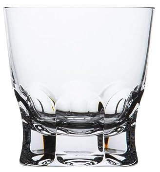 ARNSTADT KRISTALL PREMIUM Whiskyglas Palais clear X-Form (10 cm) - LUXUS Kristallglas mundgeblasen · handgeschliffen · Handmade in Germany