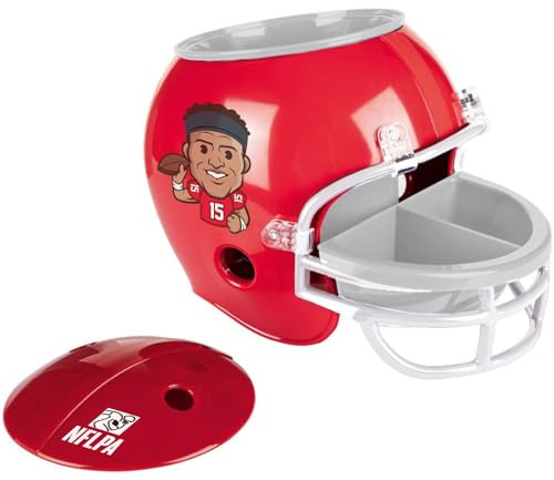 Kansas City Chiefs NFLPA - Casco de fútbol americano para aperitivos