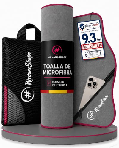 NirvanaShape Mikrofaser Handtuch, Microfaser Handtücher als Badetuch, Reisehandtuch, Strandtuch, Sporthandtuch für Fitness, Strand, XL 200 x 100 cm