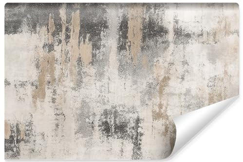 Muralo - Papel pintado 3D no tejido - Papel pintado fotográfico efecto 3D - Papel pintado para salón dormitorio - Fotomural - Diseño de aspecto de hormigón - Br.360 cm x Alto 240 cm