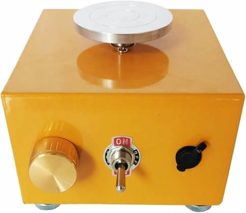 FLTRGO Electric Ceramic Mini With Rotating Plate For Ceramic Work, Crafts And Clay Modeling ~/