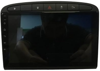 ZAPYVET Android 10 reproductor multimedia DVD for coche GPS, for Peugeot, 308 Sw Cc T9 2009 2010 2011 2012 2013 2014 2015 Audio Auto Radio navegación estéreo Reproductor multimedia para coche(Schwarz)