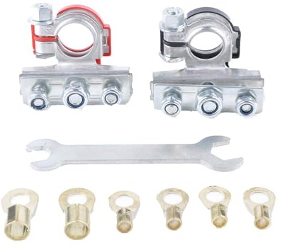 Xanorrg Quick Release Battery Terminals Clamps Car Top Post Bornes Cable Terminal Connector Wire Cable Battery Wire