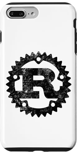 Rust Programming Logo Distressed Vintage Letter R Case for iPhone 7 Plus/8 Plus