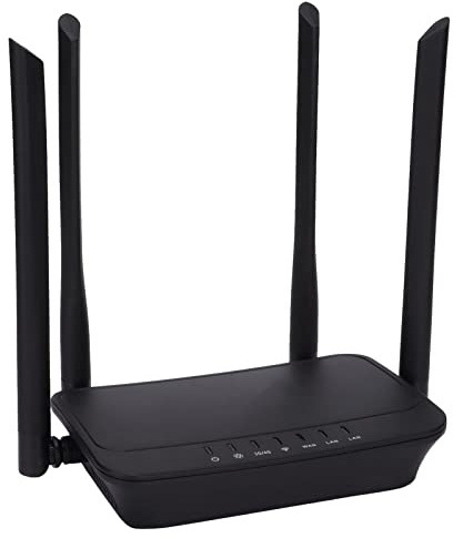 Enrutador WiFi, enrutador inalámbrico de Internet con Antena Dual, recepción de 360 ​​Grados, módem LTE de señal 4g con Carcasa de Tarjeta para Oficina y hogar