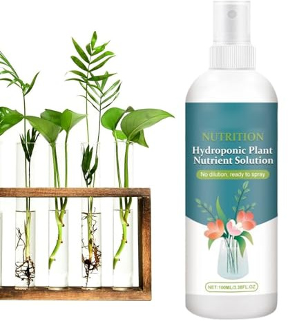 Nutrienti Idroponici - Soluzione per da 100ml,Fertilizzante per Piante | per Patio Prato Giardino Interno Verdure Frutta Fiori e di Coltivazione
