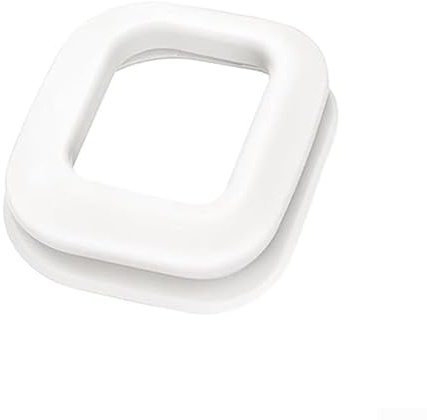 Junta de silicona para refrigerador, kit de sellado de máquina de hielo, compatible con RF263BEAESR/AA y RF28JBEDBSR/AA, montaje de tapa de canal blanco apto para alimentos
