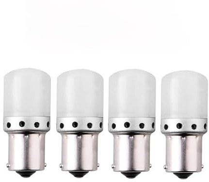 Generisch 4STK P21W 12V 21W Kugellampe BA15s Bremslichtlampe – Auto Bremslicht Rückfahrlicht Tagfahrlicht Nebelschlusslampe – Glühlampe KFZ Glühbirnen PKW Birne Stop Signal Licht