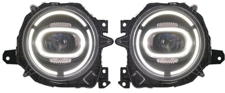 Vbbrswaad Conjunto Faros Aelanteros Faros Delanteros LED Con Proyector Y Luz Diurna (DRL) Para Suzuki Para Jimny 2018-2023