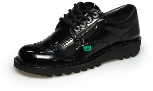 Kickers Women's Kick Lo Shoes | Extra Comfort For Your Feet | Added Durability, Black, 6.5 UK