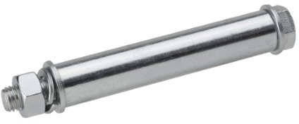 Meister 0830230 - Asse per carriola, 102 x 137 mm, M12