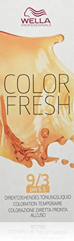 Wella Color Fresh Glanz-Tönung 9/ 3 lichtblond gold, 2er Pack, (2x 75 ml)