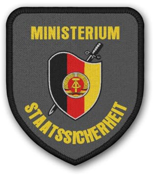 Patch Ministerium für Staatssicherheit Stasi DDR Schild Schwert #33346