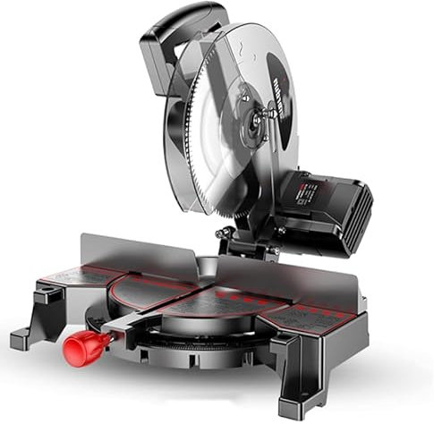 SUPXON 10-Zoll-Elektro-Multifunktions-Aluminium-Sägemaschine 2180W Edelstahl-Aluminium-Holz-Gehrungssäge