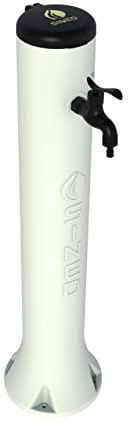 Sined Tritone Fontanella da Giardino in Hdpe Predisposizione per Attacchi Rapidi Bianco Altezza 100 Cm Realizzata in Hdpe