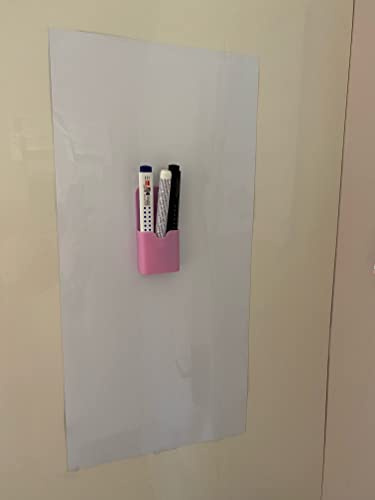 Magnetfolie | Tafelfolie für Kinder | PVC-Frei | Haftgrund für Magnete | Magnettafel Kühlschrank Küche | selbstklebend | beschreibbar, abwischbar, magnetisch, zuschneidbar (50x30cm, weiss)