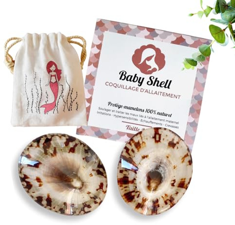 Coquillage d'Allaitement Baby Shell | Protège-Mamelons Naturels XL