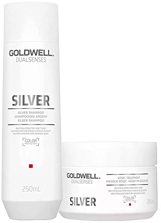 Goldwell Dualsenses Silver Shampoo 250ml Silver 60s Treatment 200ml