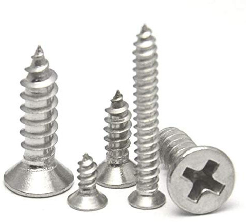 EaUso Befestigungselemente M1 M1,2 M1,4 M1,7 M2,2 M2,9 Schraube Kreuzschlitz Senkkopf selbstschneidende Schrauben 304 Edelstahl Flachschrauben (Größe: M1x5 100 Stück) M1x5 100 Stück