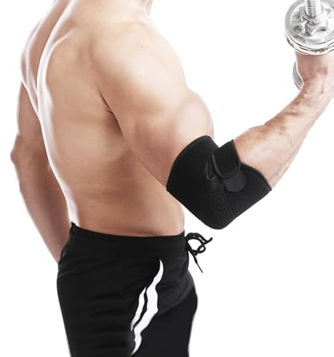 Bodyplus Elbow Support Brace for Men and Women, Breathable Tennis Elbow Support Spring Stabilizer for Joint, Arthritis, Tendonitis, Sports Injury Recovery