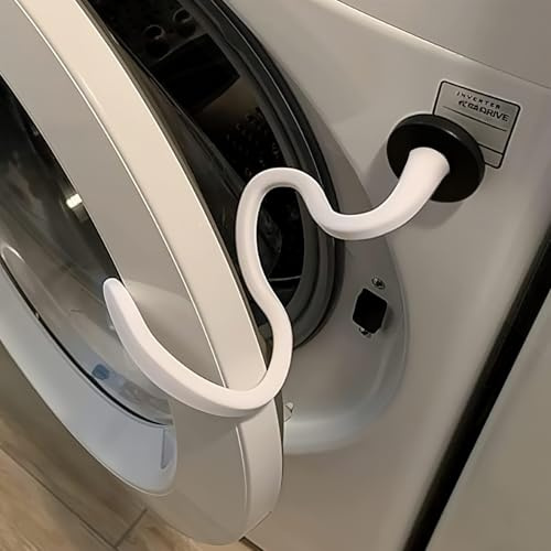 VOBOR Supporto Magnetico Universale per Porta Lavatrice, Flessibile Silicone, Mantiene lo Sportello Aperto per Ventilazione, Fermaporta per Maggior Parte delle Lavatrici