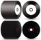 Singhoow Lot de 25 CD-R vierges 700 mb 80 min 52 disques vinyles enregistrables avec centre imprimable à jet d'encre blanc et surface d'enregistrement noire pour données musicales