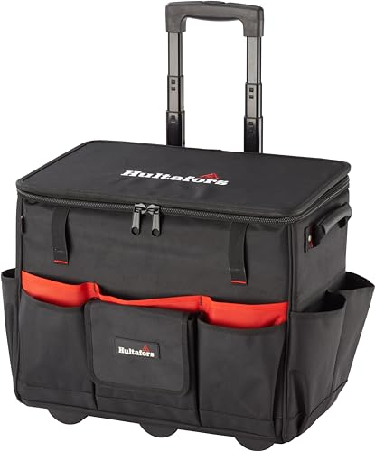 Trolley tool bag from Hultafors I 33 compartments I Trolley for tools with extendable handle I incl. various compartments for storage I 590170