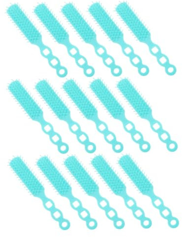 Didiseaon 15 Pezzi pettine per massaggio dei spazzola per pettine per massaggiante spazzola di plastica per la cura dei comodo AbS Light Green
