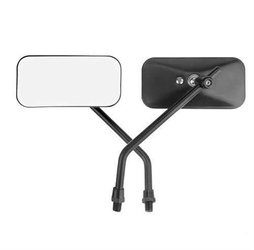 DMAIS Seite Rückspiegel Einstellbare Motorradspiegel 8 10 Mm Eisen-Aluminium-Rückspiegel Universal Für Suzuki Für V-Strom 250 650 SV 400 650 GSX150 Lenkerendenspiegel(1)