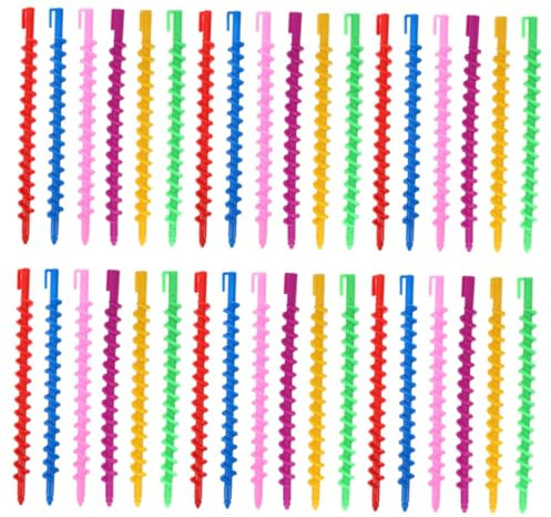 Ipetboom Lockenwickler 40 Stück Spiral Dauerwellen Für Damen Aus Abs Kunststoff Spiralwickler Für Langes Haar Salon Und Heimgeeignet Haarschonend