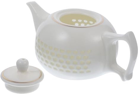 DUANGYMM Théière en céramique, Service à thé Chinois, Théière Japonaise, théière Kung Fu à Feuilles Mobiles, Petite théière, Bouilloire à Eau Chaude, thé en Porcelaine, 1 pièce