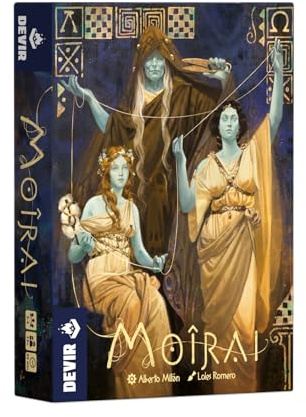 Devir - Moirai, Juego de Cartas, Juego de Mitología Griega, Divertido y Rápido, a Partir de 10 Años (BGMOIML)
