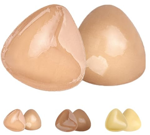 Reggiseno Invisibile Push Up, Coppe Adesive Seno, Reggiseno Adesivo Delicato sulla Pelle Senza Spalline (IT, Taglia della Coppa & Taglia della Fascia, A, Color)