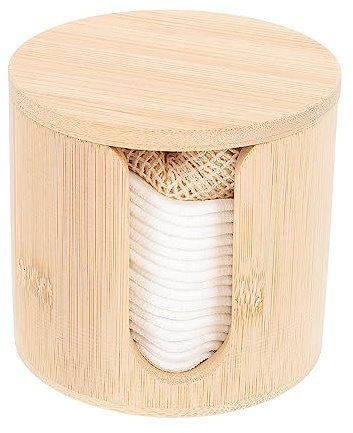 Homoyoyo Wiederverwendbare Bamboo Cotton Rounds Gesichtspads Lagig Weiß Nachhaltige Make Up Entfernerpads für Sanfte und Hautpflege Zuhause