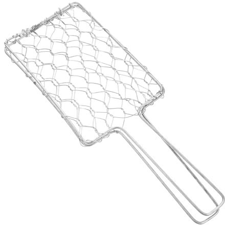 FUTUREORYY Pinzas Para Asar Cesta Para Parrilla De Hierro Accesorios Para Parrilla De Barbacoa Doméstica Resistente Al Calor De Pescado De Picnic