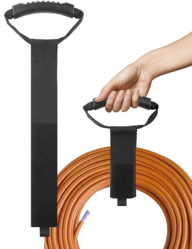 Correas de almacenamiento | Organizador de taller con asa, soporte de envoltura de cordón, para el hogar, taller, mantenimiento, almacén, lavadero, sótano, cobertizo, armario