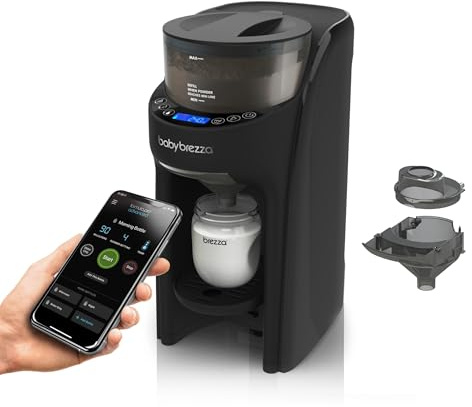 Baby Brezza Set automatischer Flaschenzubereiter WiFi, schwarz