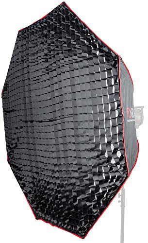 120cm 4ft Bowens Fit Easy Set Up Softbox Umbrella Open Octagonal Soft Box Round Diffuser Circular Grid Softbox Studio Photo Key Lighting Octobox Lightbox