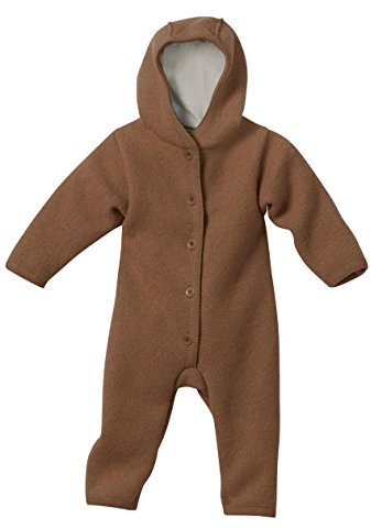 Disana 36105XX - Walk-Overall Wolle haselnuß, Size / Größe:50/56 (0-3 Monate)