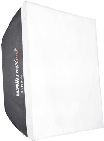 Walimex Pro Softbox II (taille 60x60 cm, diffuseur avant et arrière)