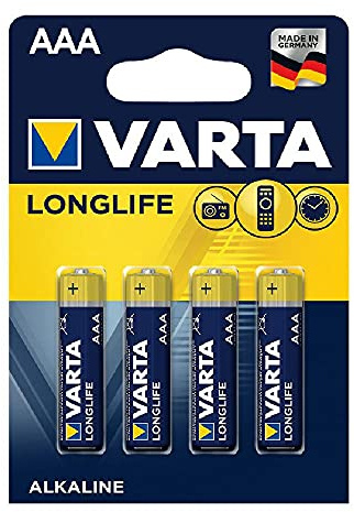 Varta Longlife Batteries Alkali Micro AAA (4103)