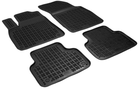 AZUGA Hohe Gummi Fußmatten passend für Audi Q7 ab 6/2015 (4M)/Audi Q8 ab 2018 AZ10300281 Automatten