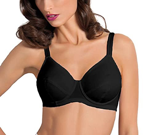 SIèLEI Reggiseno Donna Ferretto Art. 962 col. E Mis. A Scelta (7, Nero)
