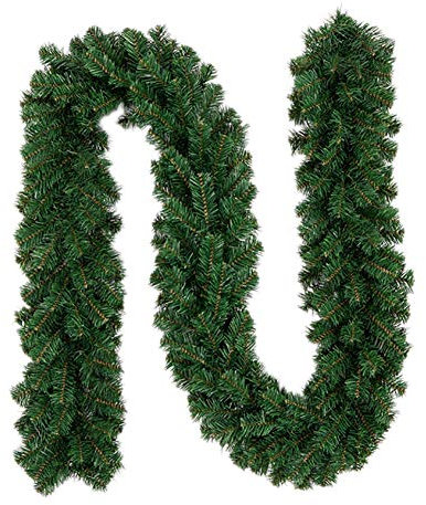 Sumshy Guirlande de Noël Sapin Artificielle Vert Env. 550 cm, Décoration de Maison et de Jardin pour Escaliers, Cheminées, Mur, Porte, Toile de Fond, Arbre de Noël