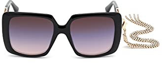 GUESS Damen 0 Sonnenbrille, Shiny Black